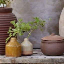 BGreen Vase klein beige Mix_monochrome-home