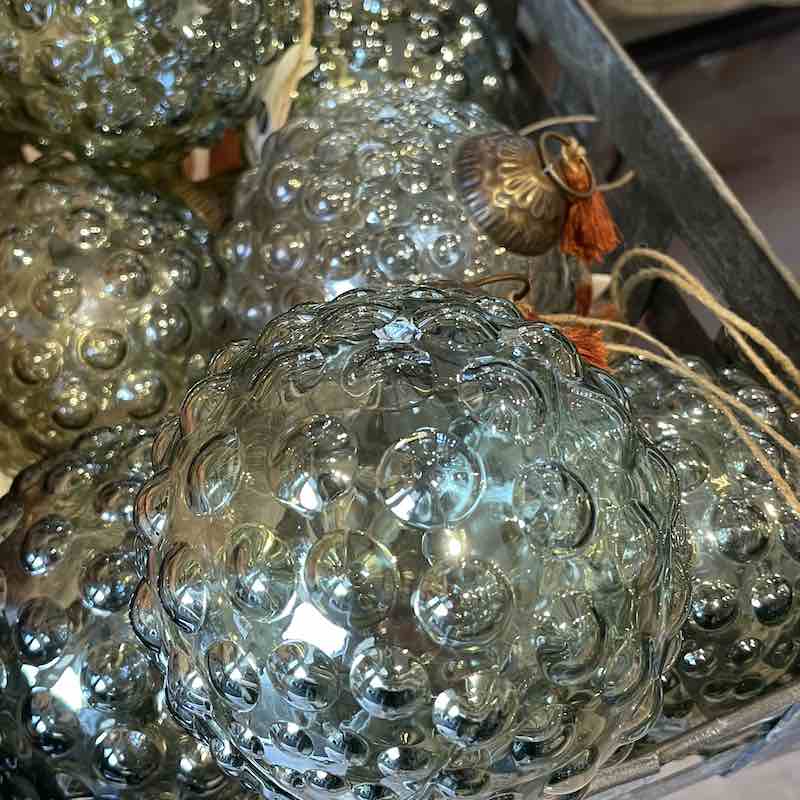 Kugel "Hanging glass ball dots"