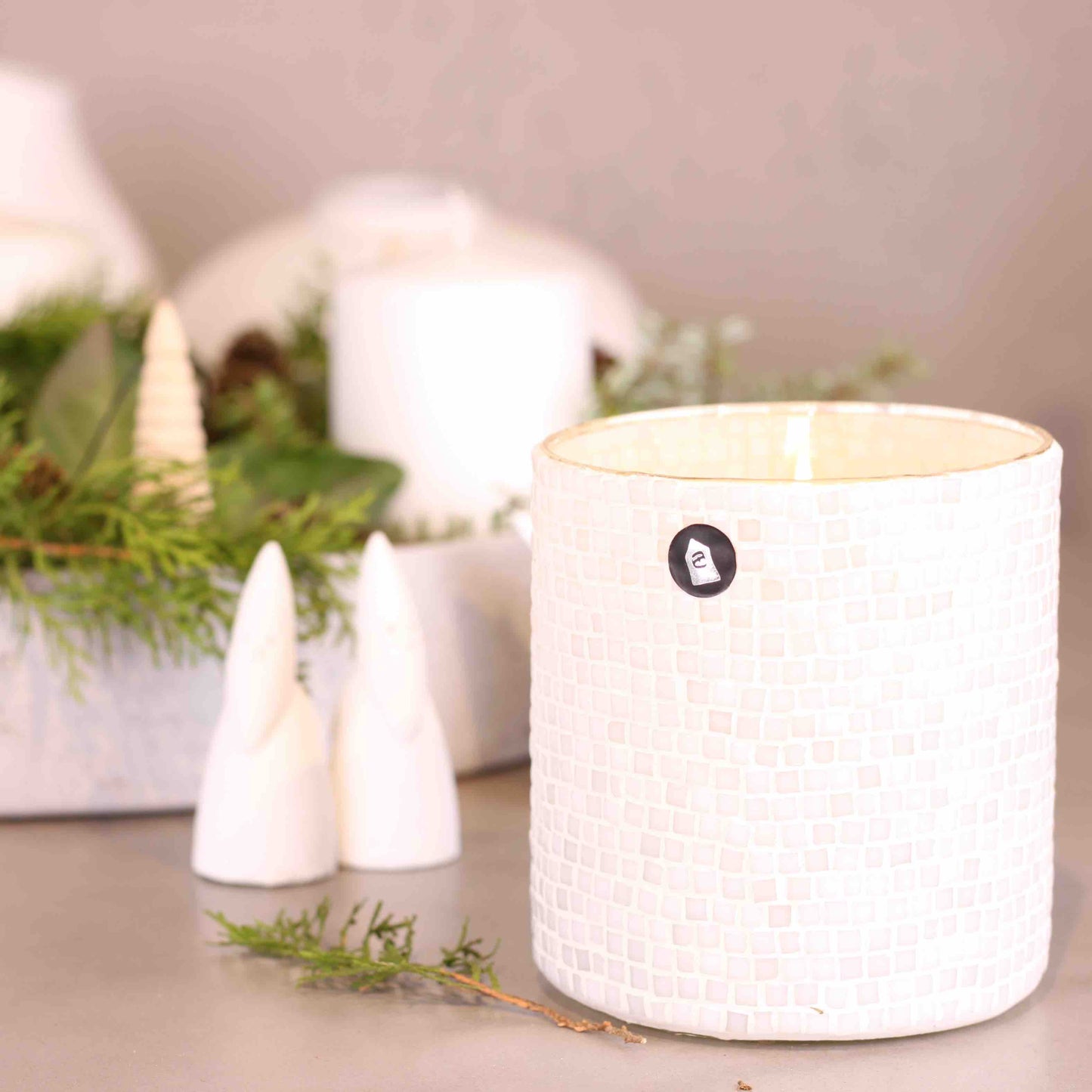 House Doctor Teelichtglas Bricks Teelichthalter, monochrome-home Buxtehude