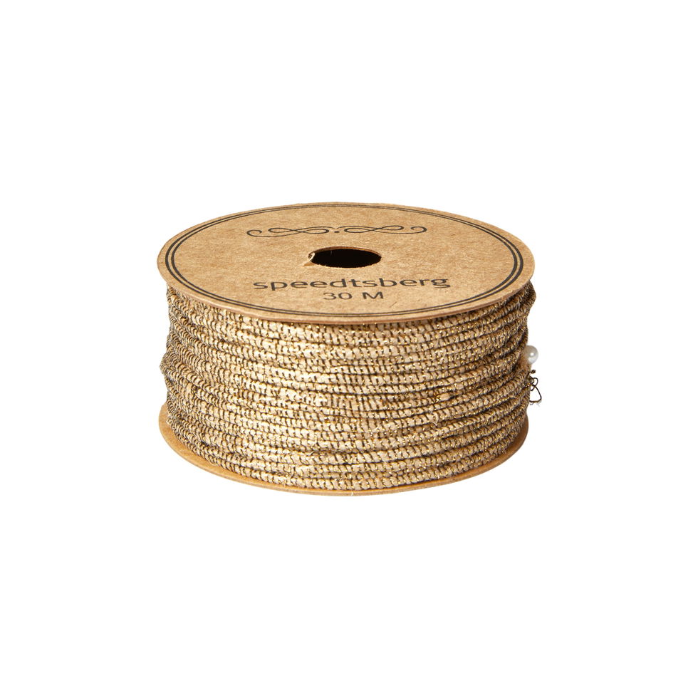 Juteband gold/natur