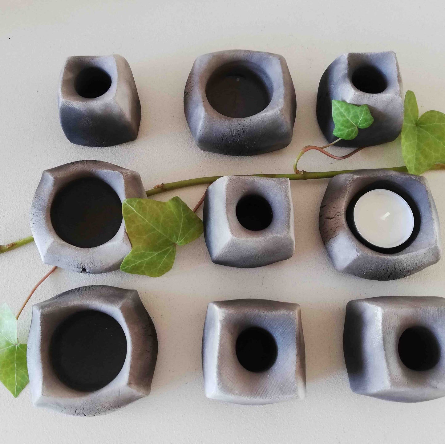 Mia Englund Keramik, Teelichthalter, Salztopf, Keramik, skandinavische Deko, monochrome-home Buxtehude