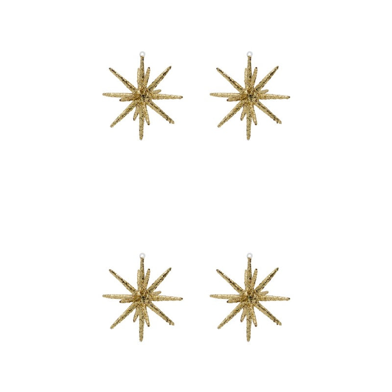 goldene Glassterne SPIKE in 2 Größen