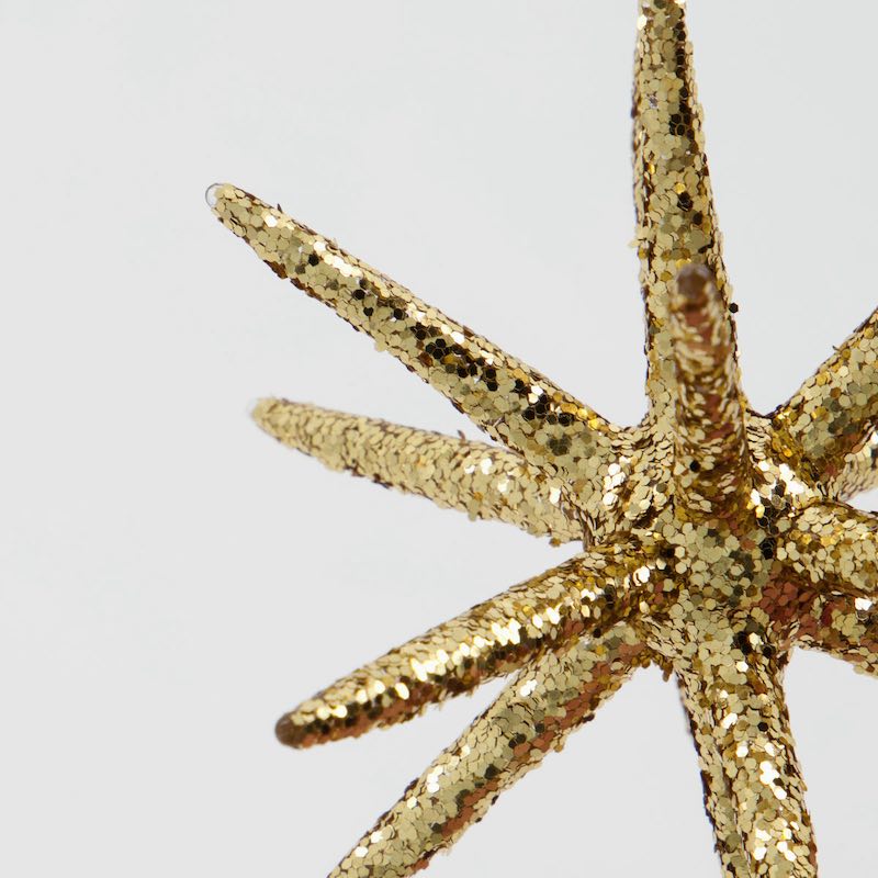 goldene Glassterne SPIKE in 2 Größen