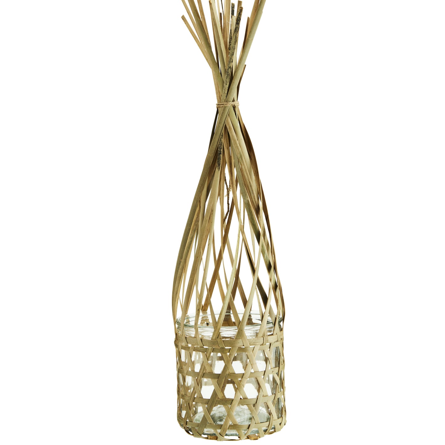 Madam Stoltz Glas im Bambuskorb, monochrome-home Buxtehude