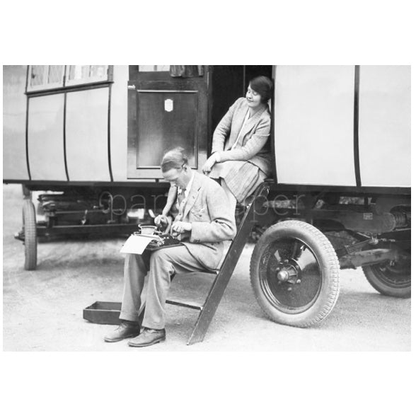 Postkarte schwarz-weiß