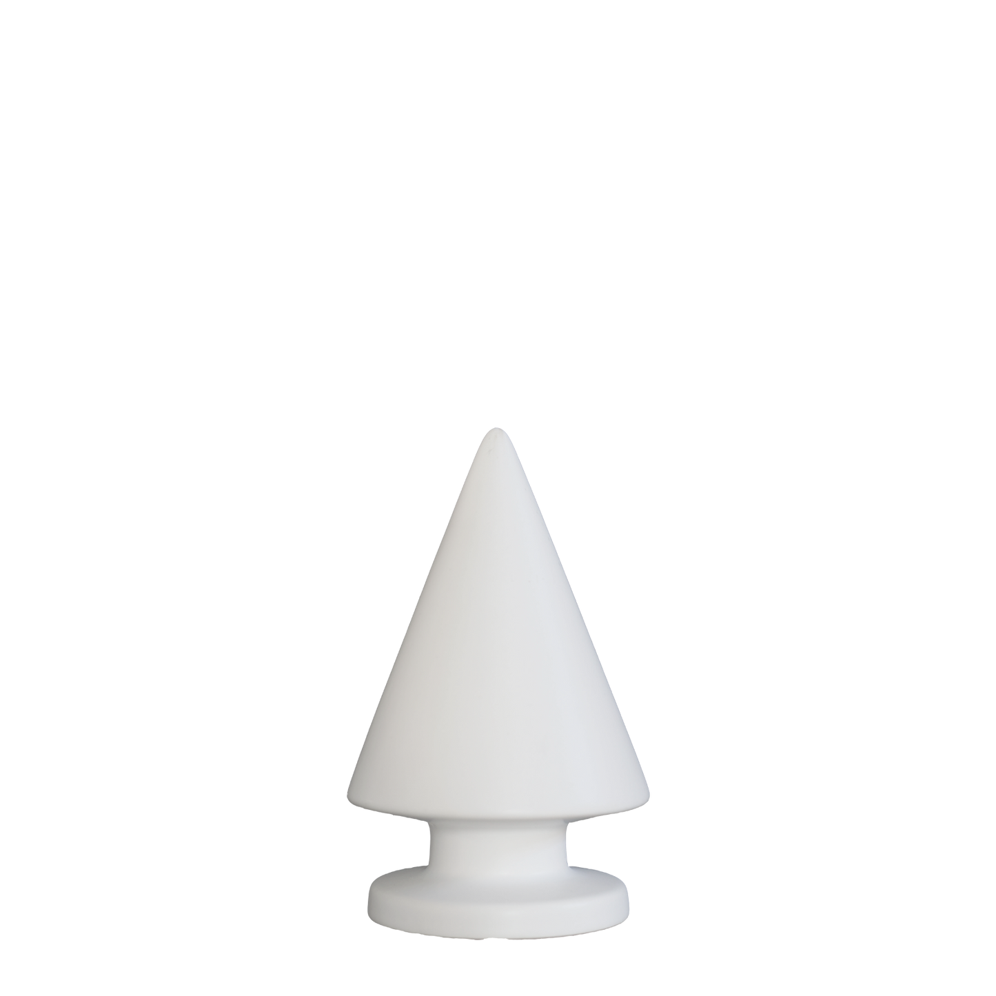 Weihnachtsbaum aus weißer Keramik