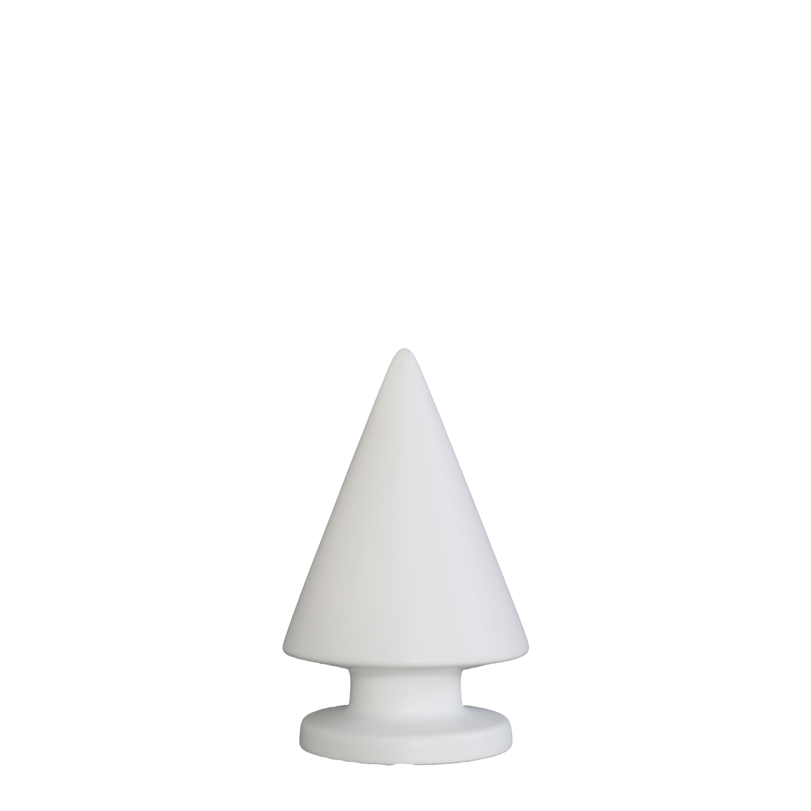 Weihnachtsbaum aus weißer Keramik