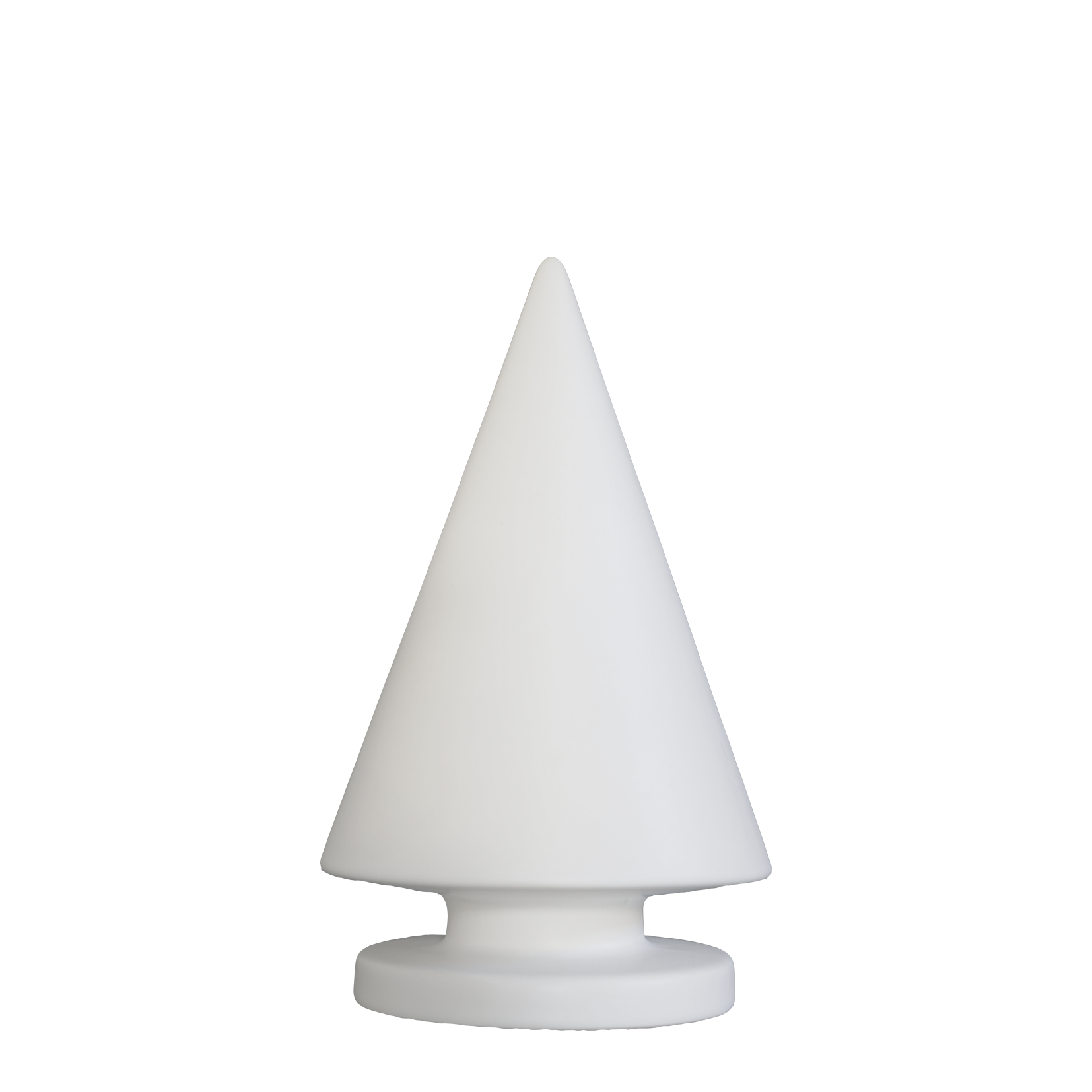Weihnachtsbaum aus weißer Keramik