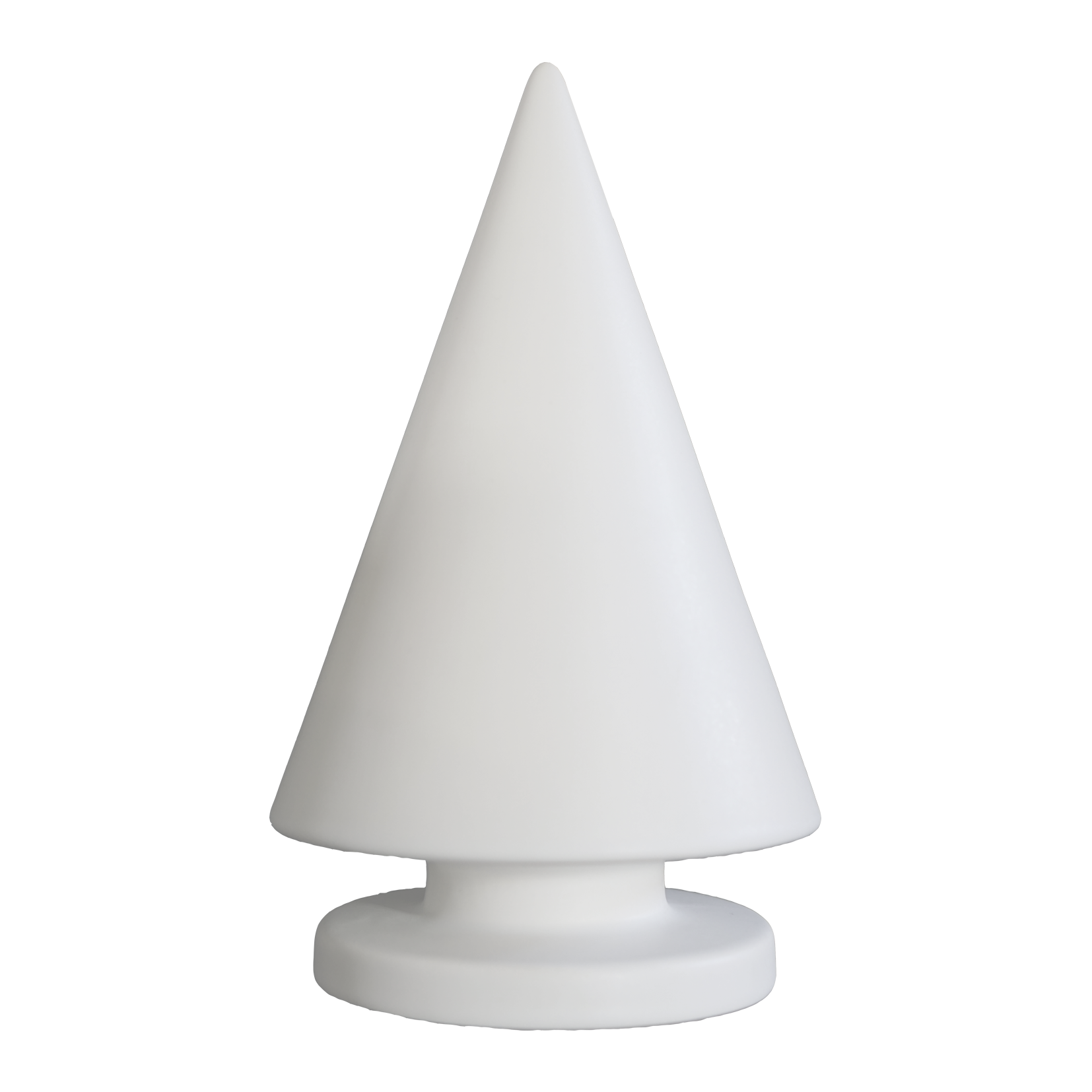 Weihnachtsbaum aus weißer Keramik