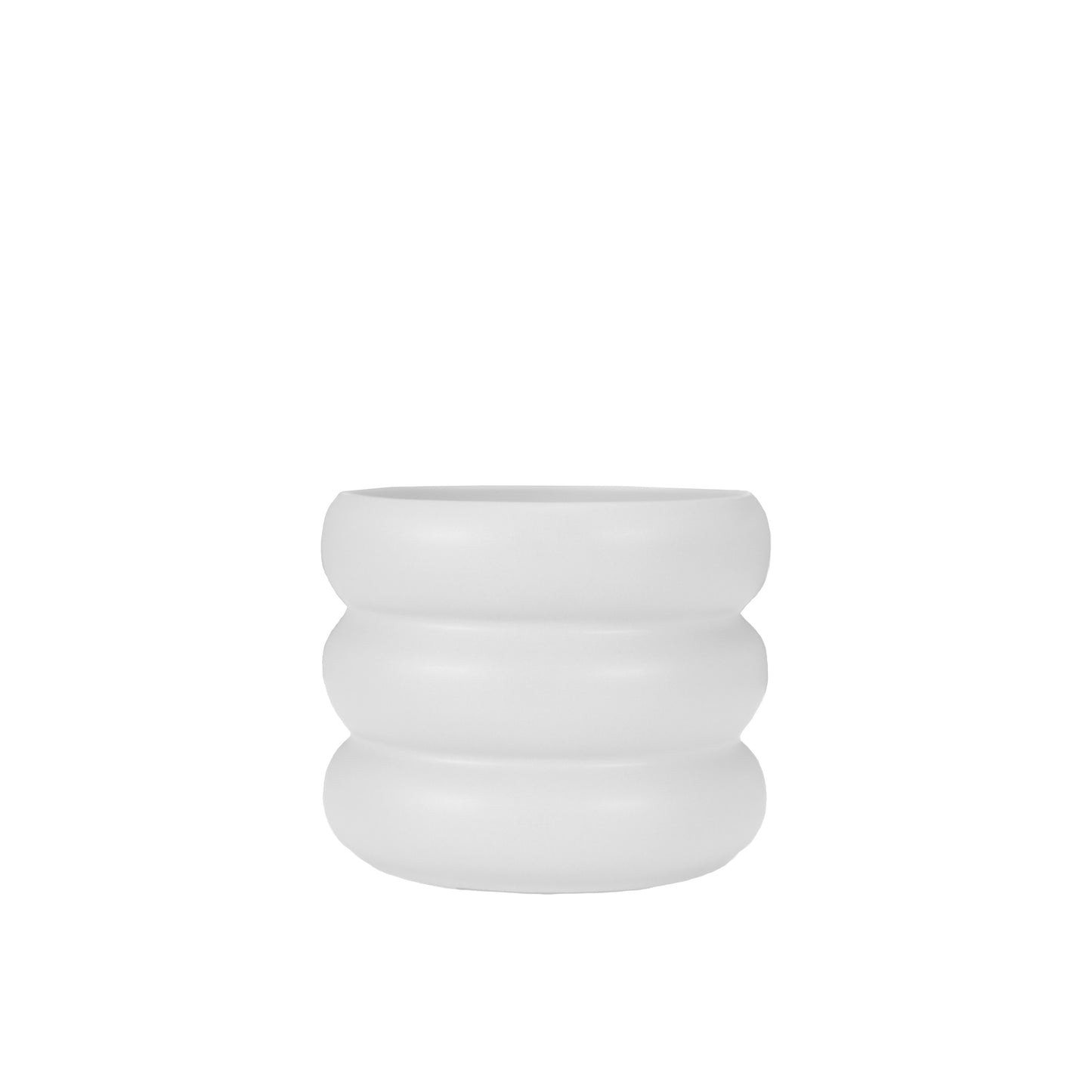 DBKD Blumentopf Mud weiß medium small monochrome-home