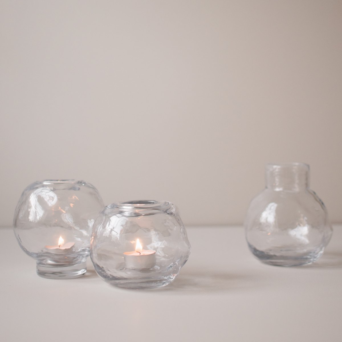 Teelichtglas BUNCH mini in klar
