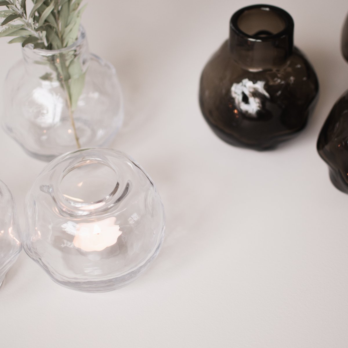Teelichtglas BUNCH mini in klar