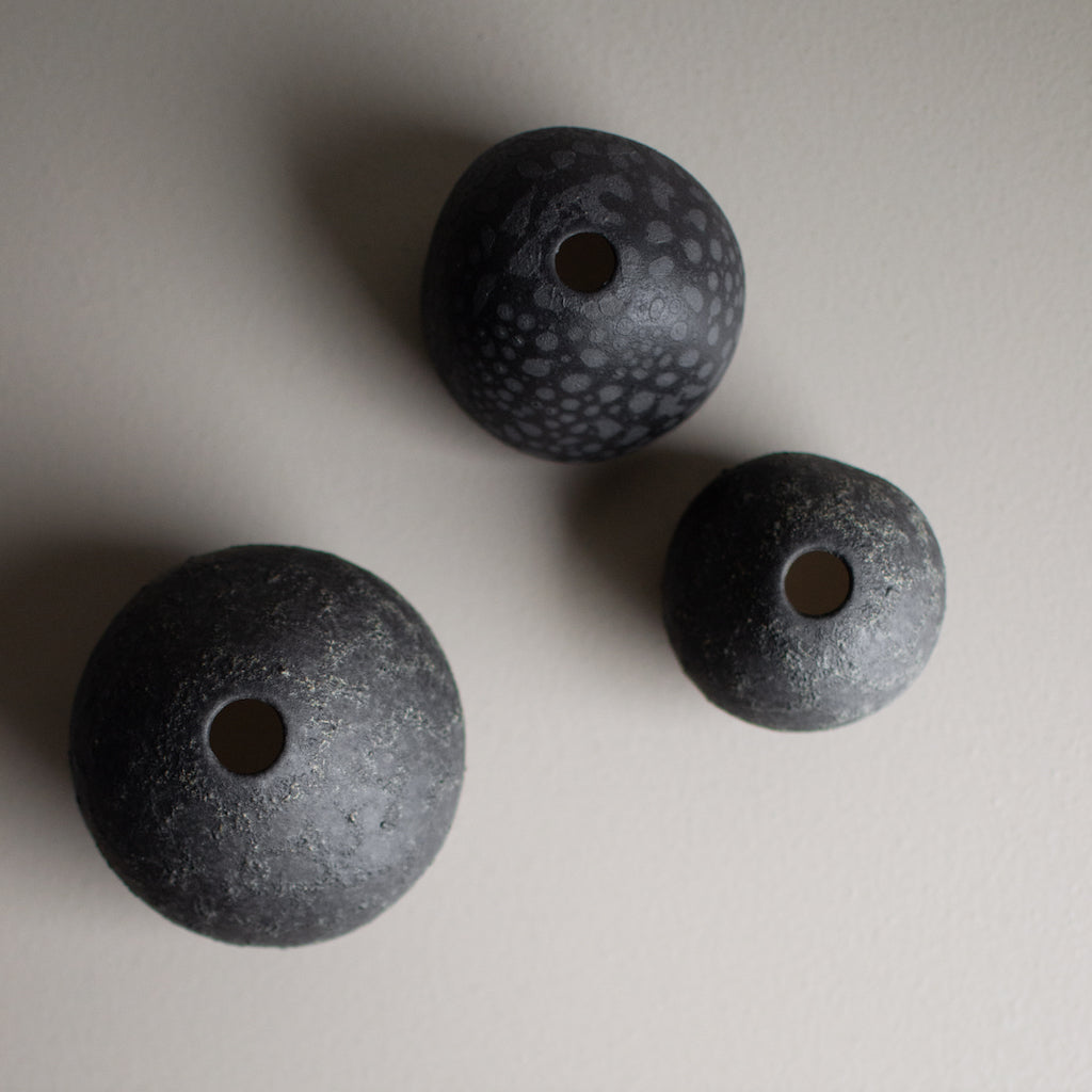 skandinavische Vase Miniatur aus Keramik