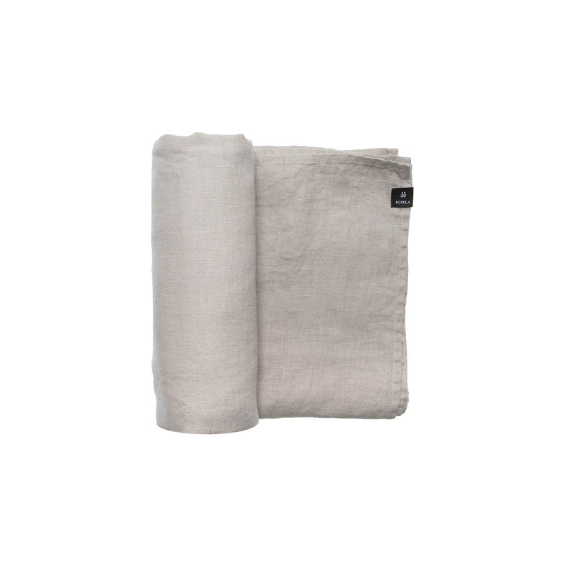 Himla Sunshine Tablecloth Tischdecke Leinen Tischwäsche kohl charcoal natural ash white monochrome-home