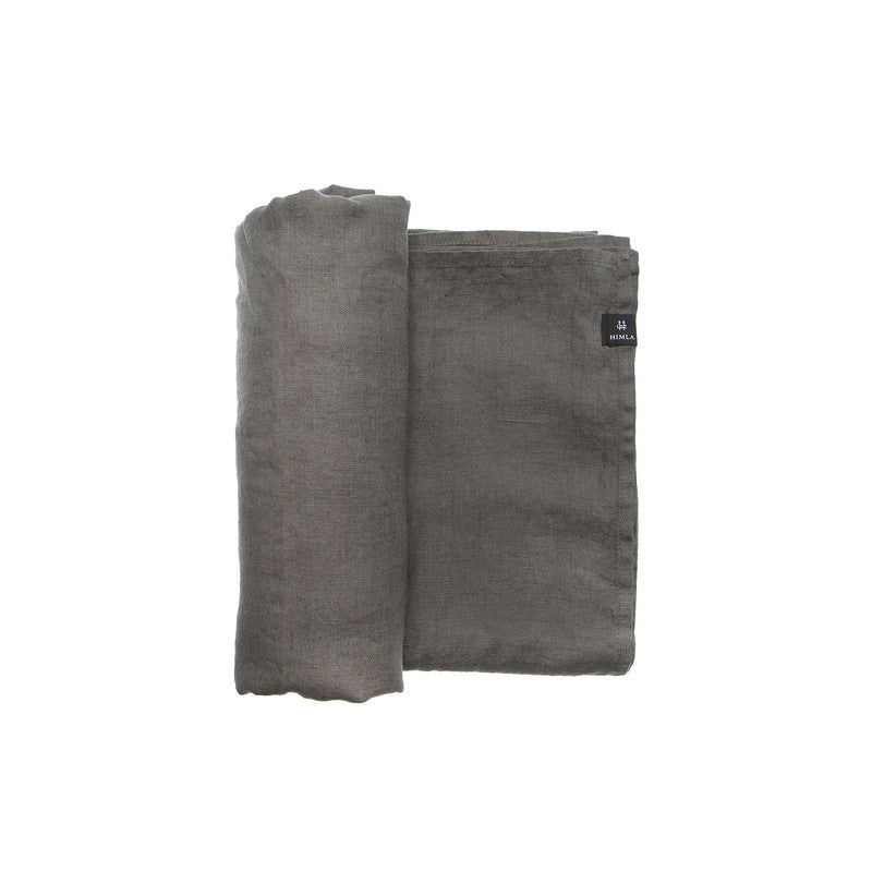 Himla Sunshine Tablecloth Tischdecke Leinen Tischwäsche kohl charcoal natural ash white monochrome-home
