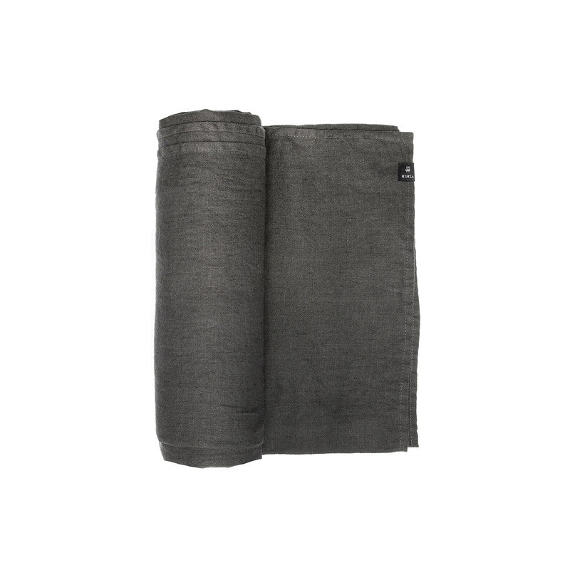 Himla Sunshine Tablecloth Tischdecke Leinen Tischwäsche kohl charcoal natural ash white monochrome-home