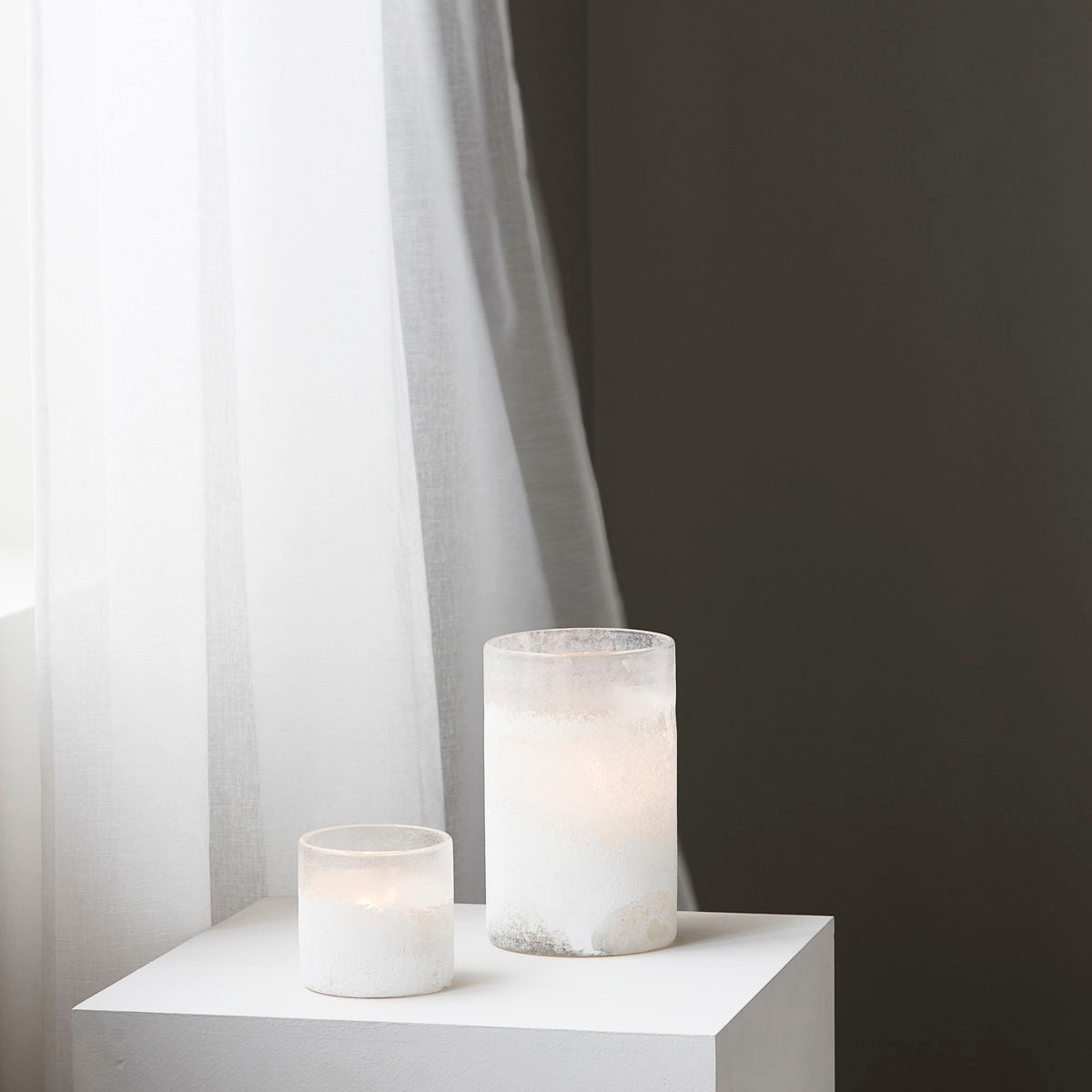 House Doctor Teelichtglas Mist, monochrome-home Buxtehude