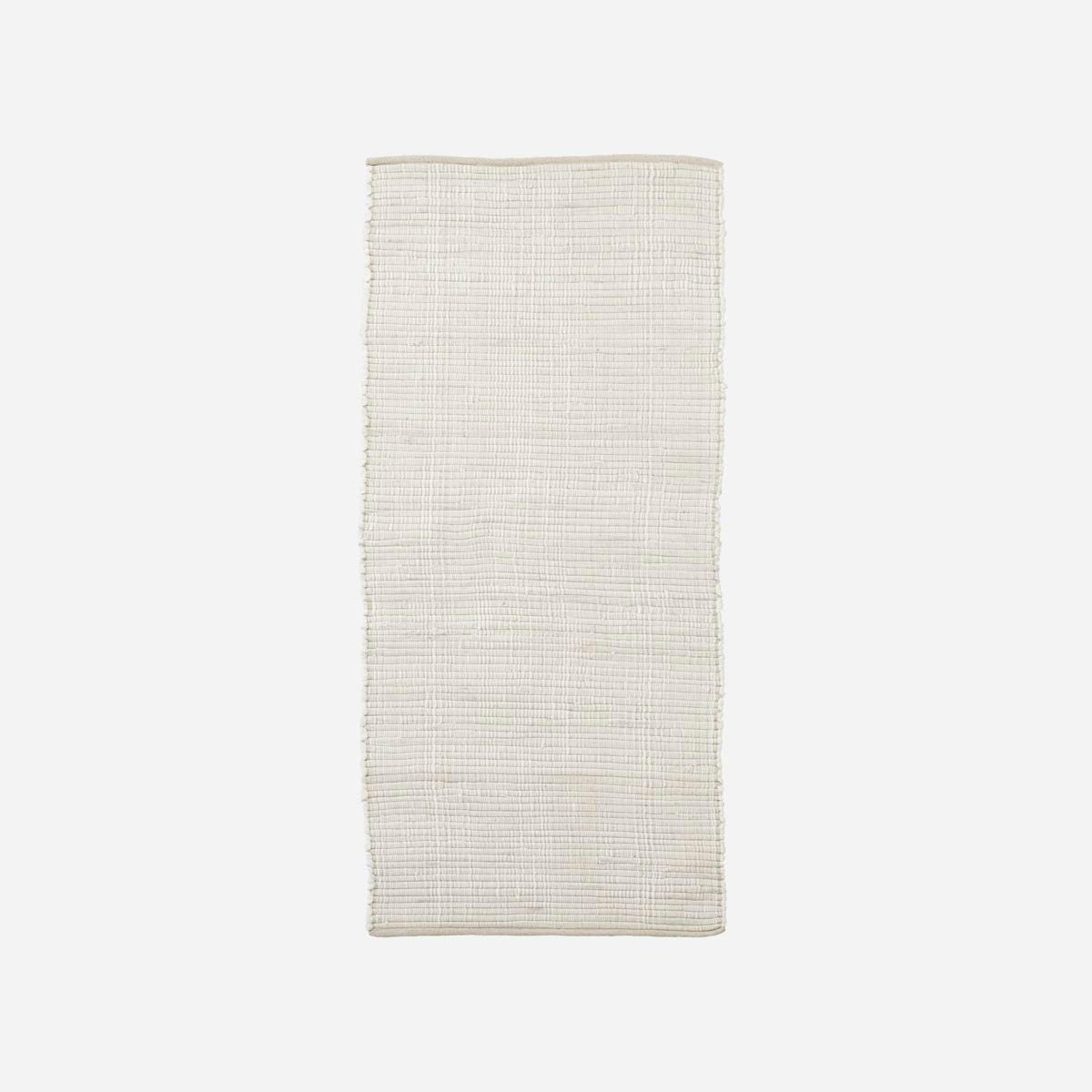 House Doctor Teppich Chindi weiss, monochrome-home Buxtehude