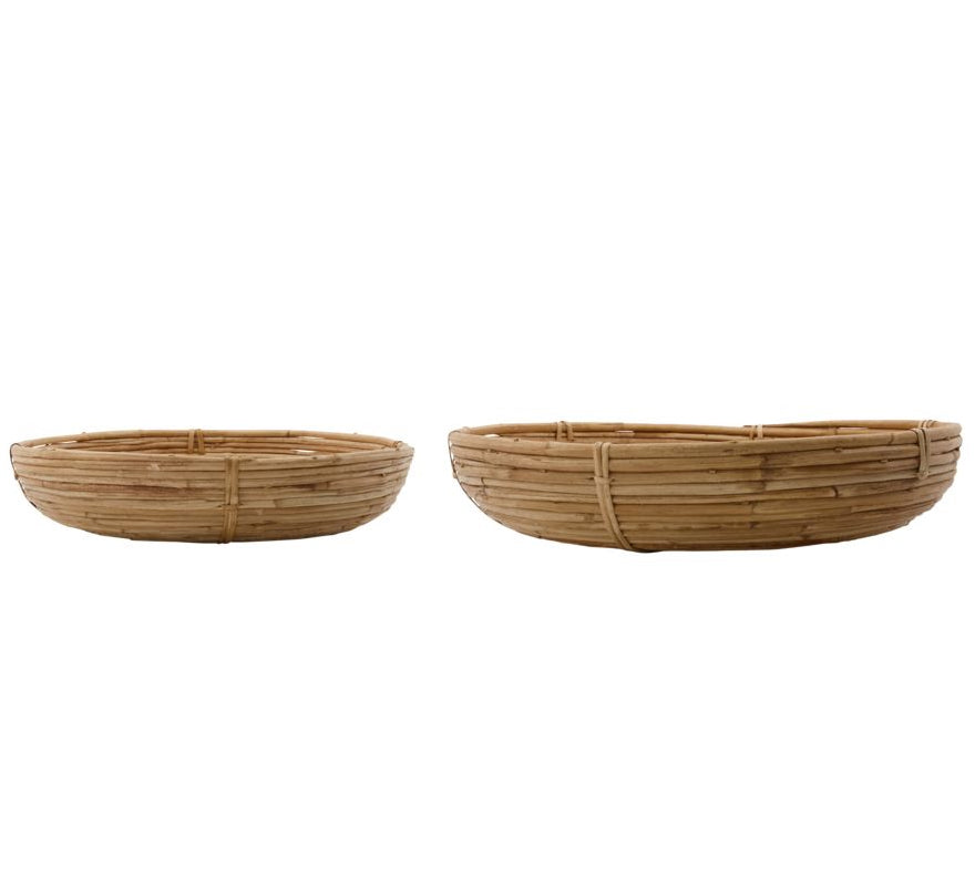 House Doctor, Tablett Chaka, Rattan, monochrome-home Buxtehude