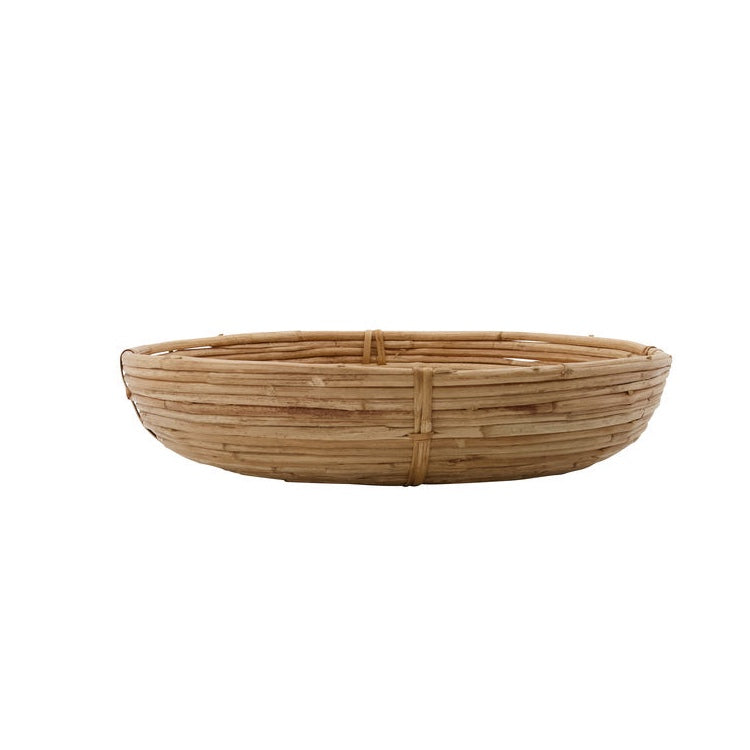 House Doctor, Tablett Chaka, Rattan, monochrome-home Buxtehude