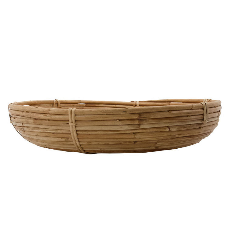 House Doctor, Tablett Chaka, Rattan, monochrome-home Buxtehude