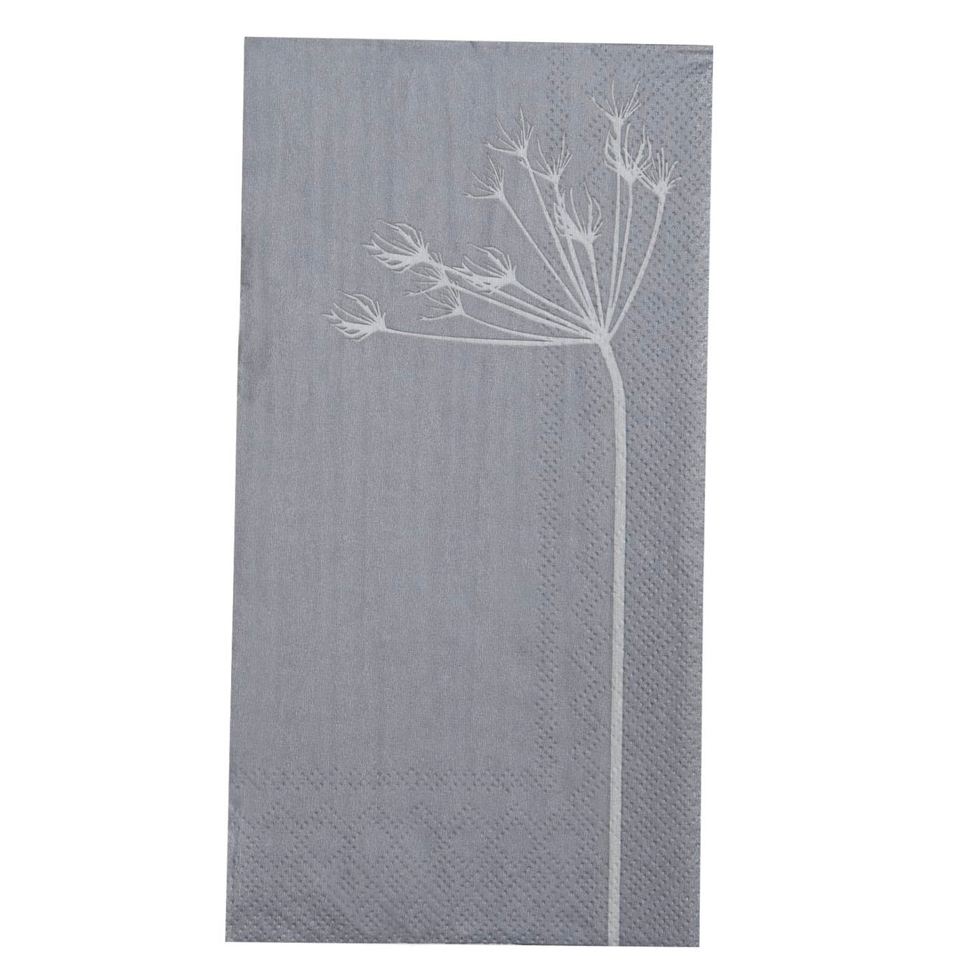 schlichte Papierserviette Buda (wilde Möhre) von monochrome-home aus Buxtehude
