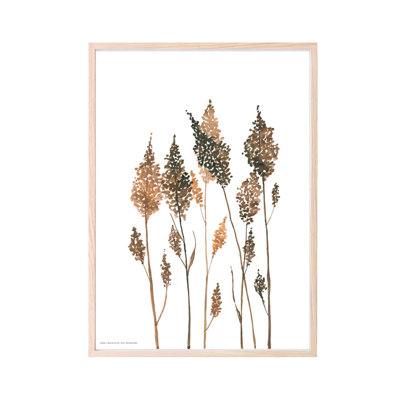 Poster Kaverini Ruska-Herbst, monochrome-home Buxtehude