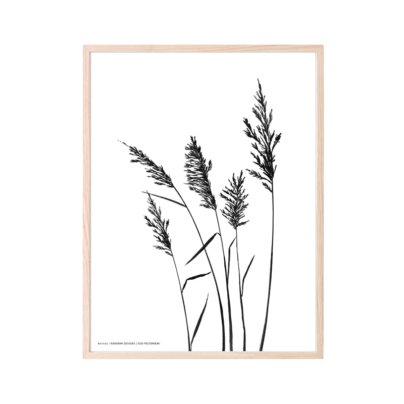 Poster Kaverini Heu, monochrome-home Buxtehude