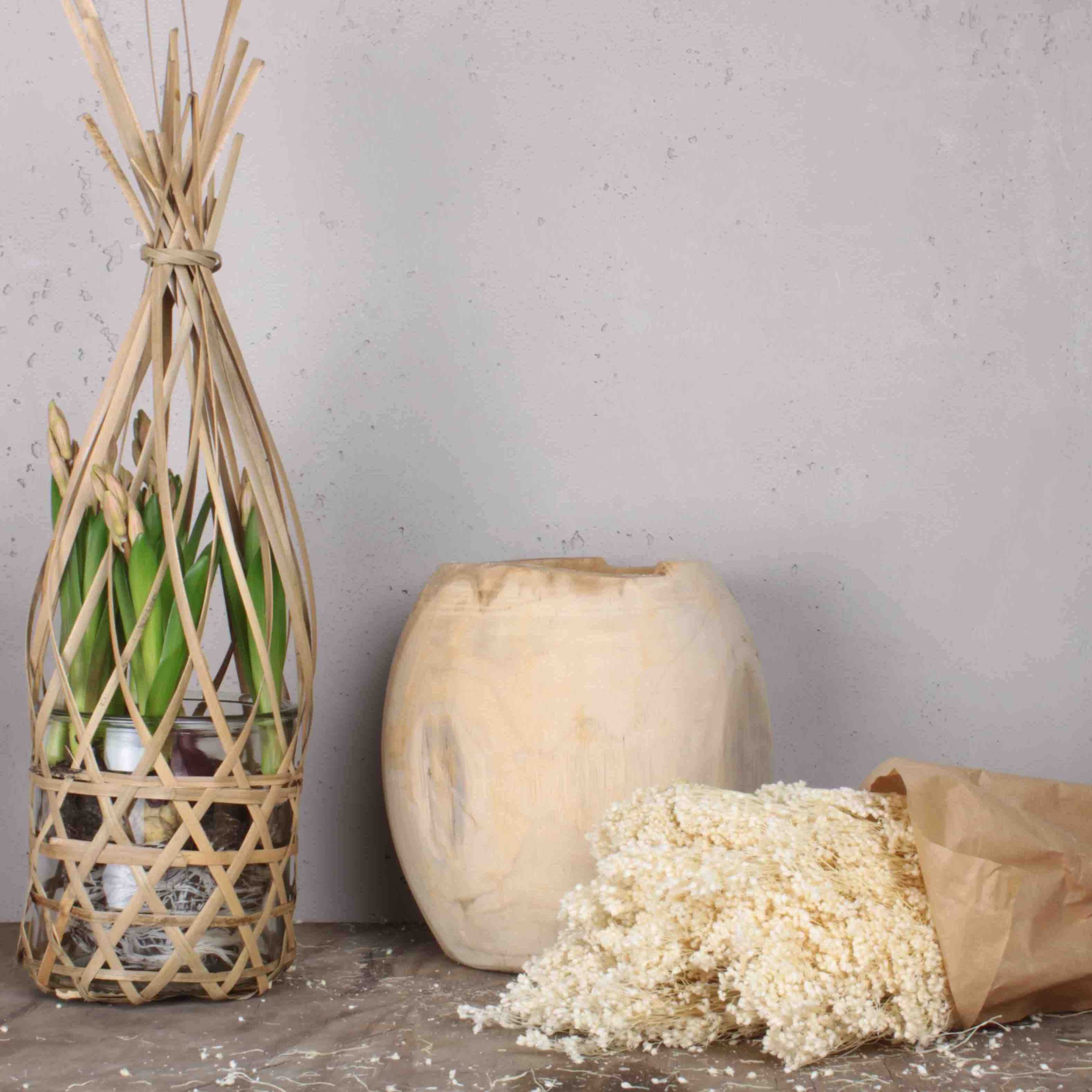 Affari Holzvase Arvid Vase Holz, monochrome-home Buxtehude