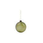 grüne Glaskugel Ornament zur Weihnachtsdeko