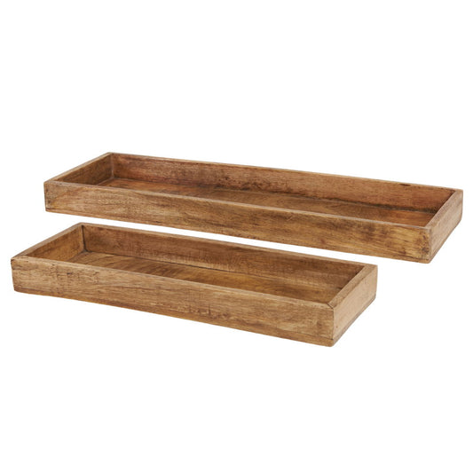 Holztablett 2er Set