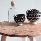 runder Coffee table aus recyceltem Holz in 2 Größen