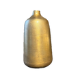 goldene Metallvase in zwei Größen
