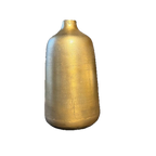 goldene Metallvase in zwei Größen