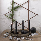 Adventskranz Eisen Puri House Doctor Kerzenhalter Puri Weihnachten, skandinavische Deko, monochrome-home Buxtehude
