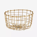kleiner Drahtkorb in antik brass