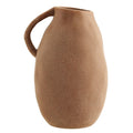 Madam Stoltz, Steingut Vase, monochrome-home Buxtehude