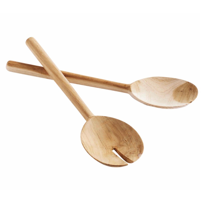 Salatbesteck Java aus Holz