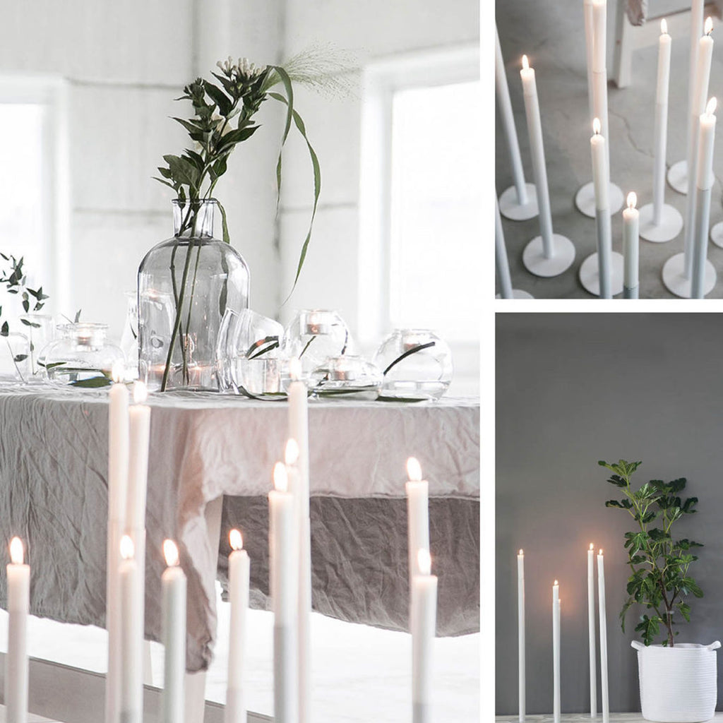 Kerzenständer Ekeberga weiß von Storefactory , monochrome-home Buxtehude