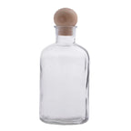Glasflasche mit Holzkorken