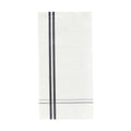 Papierserviette mit grauem Streifendesign