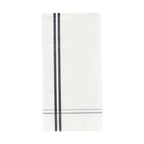 Papierserviette mit grauem Streifendesign