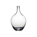 Blumenvase in Flaschenform aus Glas
