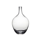 Blumenvase in Flaschenform aus Glas