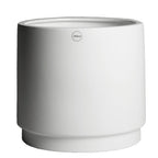DBKD Blumentopf Solid aus weißer Keramik