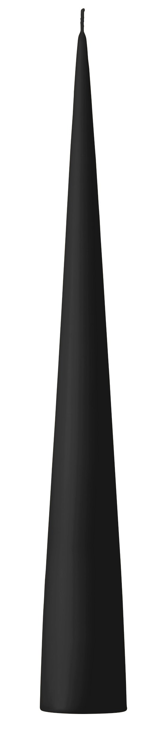 Kegelkerze samt-matt