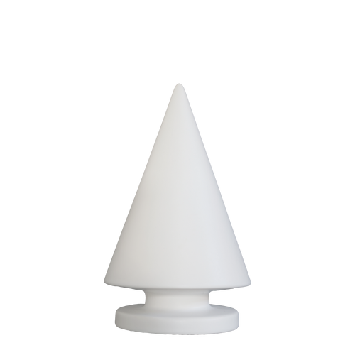Weihnachtsbaum aus weißer Keramik