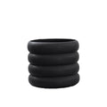 DBKD Blumentopf Mud schwarz small Medium monochrome-home