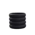 DBKD Blumentopf Mud schwarz small Medium monochrome-home