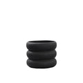 DBKD Blumentopf Mud schwarz small Medium monochrome-home